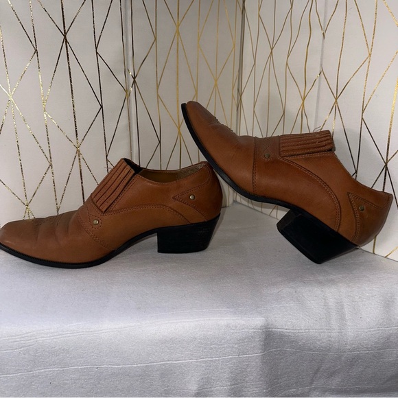 Dingo Women's DI02218 Western Ankle Boots - Brown - Size 7.5 - Picture 8 of 9